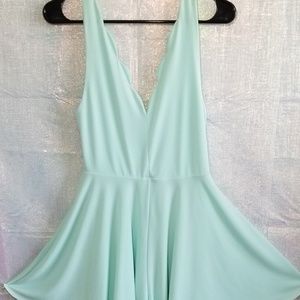 Seafoam Green Romper